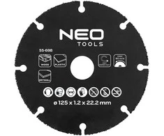 Tarcza HM pjovimo diskas medienai ir plastikui 125 x 22,2 mm