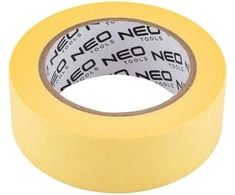 Taśma Geltona popierinė maskavimo juosta 38 mm x 50 m