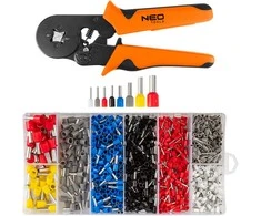 Užspaudimo replės NEO TOOLS 01-562 205 mm + 1200 rankovių