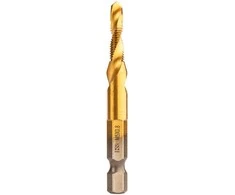Sriegimo grąžtas NEO 08-952 M5x0,8 mm, HSS TiN, šešiabriaunis