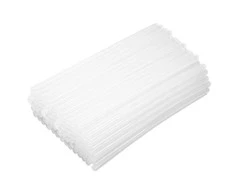 Wkłady Klijų lazdelės 11 mm, skaidrios, apie 5000 g