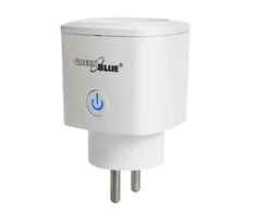 Zdalnie „GreenBlue“ nuotolinio valdymo WiFi lizdas, „Android“ / „iOS“ / „Alexa“ / „Google Home“, energijos suvartojimas, laikmatis, maks. 3680 W, E tipas, GB720 E