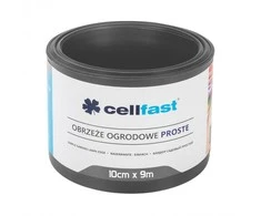 Obrzeże „Cellfast“ grafitinis sodo apvadas, 10 cm x 9 m, tiesus