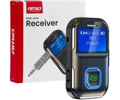 Mini jack Bluetooth imtuvas–siųstuvas su LCD AMIO-04659