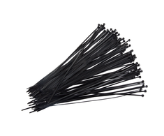 ‎Opaski Nailoniniai kabelių raiščiai (juodi), 3,6x300 mm, 100 vnt., proline