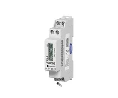 Orno 1 Fazowy 1 fazės elektros energijos suvartojimo indikatorius, 40A, impulsinis išėjimas, 1 modulis, DIN TH-35mm
