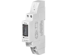 1 Fazowy 1 fazės analoginis elektros energijos suvartojimo indikatorius, 40A, 1 modulis, DIN TH-35mm