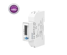 Orno 1 Fazowy 1 fazės elektros skaitiklis, 100A, RS-485 prievadas, MID, 1 modulis, DIN TH-35mm, PV