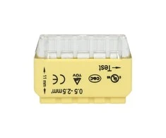 Orno Złączka 5 laidų įspaudžiama instaliacinė jungtis; 0,75–2,5 mm² laidui; IEC 300V/24A, 50 vnt.