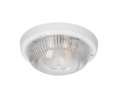 Sieninis šviestuvas Orno 7070T-ALFA, šviestuvas, 100 W, E27, IP44, skaidraus stiklo gaubtas