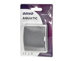 Orno Łącznik Vienpolis jungiklis įjungimui/išjungimui AQUATIC, IP44, grafito pilkumo