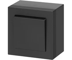 Orno Łącznik n/t jednobiegunowy Malta, 10 A, 250 V, WNT-1M, juoda mat