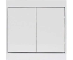 Łącznik Luna šviestuvo jungiklis, 10A, 250V, WP-2L, baltas