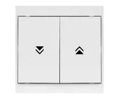 Łącznik Roletų jungiklis p/t Luna, 10A, 250V, WP-10L, baltas