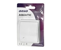 Orno Łącznik Laiptinės jungiklis AQUATIC, IP44, baltas