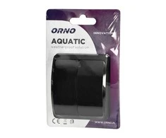 Orno Łącznik AQUATIC šviestuvo jungiklis, IP44, juodas