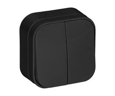 Sienis jungiklis Surface-mounted chandelier switch black IP20 ToDo Orno
