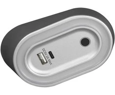 Orno AGRA LED po spintele montuojamas šviestuvas 2,5 W, 80 lm, 4000 K, su bekontakčiu jungikliu ir USB A+C įkrovimo funkcija, pilkas