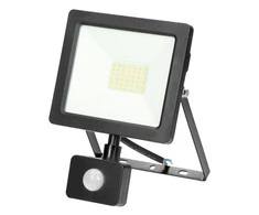 Orno ALLED 30W LED prožektorius su PIR, 2400lm, IP44, 4000K, aliuminis + stiklas
