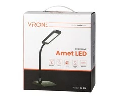 Orno AMET LED DIM 6W, stalinė lempa, 360lm, 3000K, juoda, reguliuojamo ryškumo