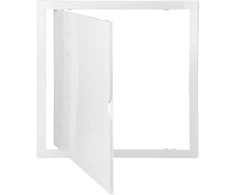 Orno Drzwiczki Apžiūros durelės 35/35, ABS, baltos