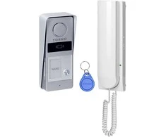 ATIN, vienos šeimos domofono komplektas, 2 laidų, RFID, baltas