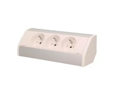 Orno Lizdas Baldinis lizdas 3x2P+Z, baltas-sidabrinis