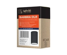 Lubinis šviestuvas Orno BARBRA DLR GU10 įleidžiamas šviestuvas, max 7W, IP20, apvalus, juodas, aliuminio