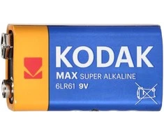 KODAK Max 6LR61 9V Elementas