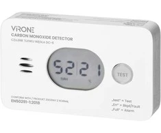 Orno ANGLIES MONOKSIDO (SMALKIŲ) DETEKTORIUS DC-6 Virone