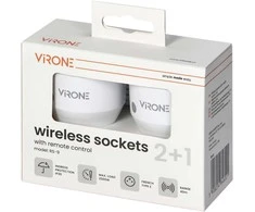 Virone Orno Belaidžių MINI lizdų komplektas, valdomas 2+1 pulteliu, 2300W