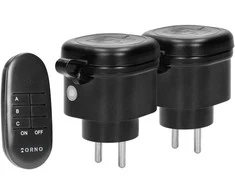 Orno Nuotoliniu pulteliu valdomų belaidžių mini kištukinių lizdų rinkinys 2+1 IP44 OR-GB-441