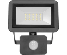 Orno BULLED S 20W prožektorius su PIR, 1600lm, IP44, 4000K, Alu + stiklas