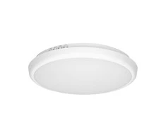 Orno CERS LED 16W, lubinis šviestuvas su mikrobangų judesio jutikliu, 1300lm, IP65, 4000K, pieniškas polikarbonatas, baltas, reguliuojamo ryškumo