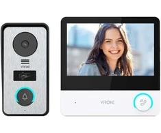 Orno CETI Full HD, vienos šeimos vaizdo domofono komplektas, 4 laidų, 7 colių lietimui jautrus ekranas, Full HD, RFID