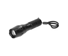Latarka, LED žibintuvėlis VIRONE, 10W, 800lm, elementai 3xAAA (neįeina), juodos spalvos