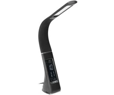 Orno DOLOMIT LED 5W, stalinė lempa su žadintuvu, 300lm, 4000K, juoda