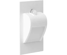 Orno DRACO LED NEW 1.5W, įleidžiamas laiptų šviestuvas, 12VDC, 30lm, 3000K, baltas, judesio ir prieblandos jutiklis