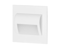 Orno DRACO LED NAUJAS 1,5W laiptinės šviestuvas, įleidžiamas laiptinės šviestuvas, 12VDC, 30lm, 3000K, balta, inovatyvus montavimo būdas