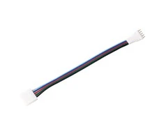 Dwustronna Dvipusė jungtis, skirta greitam daugiaspalvių 12 mm RGBW LED juostų montavimui (greitasis prijungimas) prie valdiklio