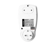 Orno Dwutaryfowy Dviejų tarifų vatmetras, energijos skaičiuoklė su LCD ekranu, 2 atskiri tarifai, vidinė baterija, „Schuko“ versija