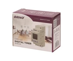 Orno Elektroninis Elektroninis laikmatis, 52 programos, 3 meniu kalbos, 2 moduliai, DIN TH-35mm