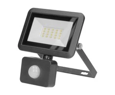 Orno FARO S LED prožektorius su PIR 20W, 1600lm, IP44, 4000K, aliuminis + stiklas