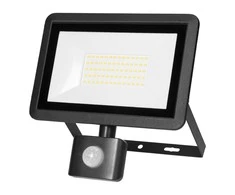 Orno FARO S LED prožektorius su PIR 50W, 4000lm, IP44, 4000K, aliuminis + stiklas