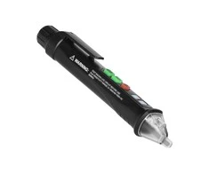 Orno Indukcyjny Indukcinis įtampos testeris su žibintuvėliu, 12–1000 V, AC/DC, juodas