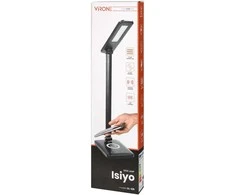 Orno ISIYO LED 7W Stalinė lempa su indukciniu įkrovikliu ir USB, 390lm, 3000-4000-6000K, spalvos temperatūros keitimas ir pritemdymas, juoda