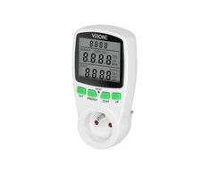 Virone Orno Vieno tarifo vatmetras, energijos skaičiuoklė su LCD ekranu, vieno tarifo, įmontuota baterija