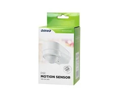 Orno Czujnik 240° judesio jutiklis, IP65, 1200 W, 2 jutikliai, 3 tvirtinimo variantai, baltas