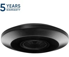 Orno Czujnik 360 laipsnių judesio jutiklis IP20, 2000 W, itin plokščias - 2,5 cm, juodas