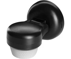 Orno Czujnik 360 laipsnių judesio jutiklis, IP65, 1200 W, maks. veikimo nuotolis 24 m, juodas